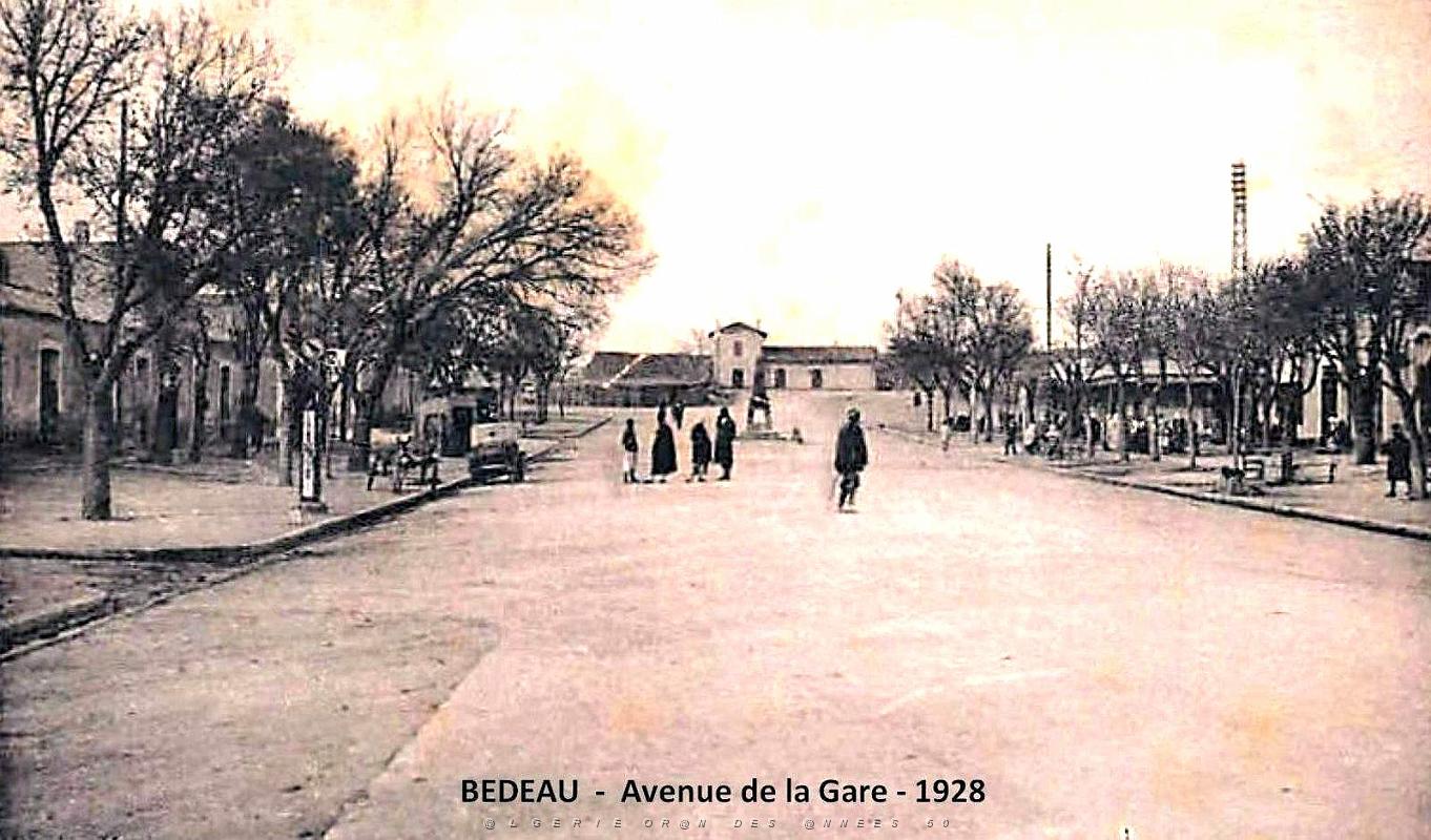 Bedeau - Avenue de la Gare - 1928.jpg